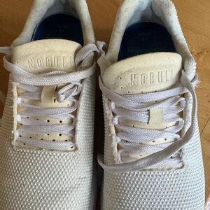 NOBULL Cream Knit Sneakers